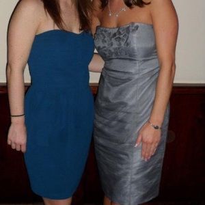 Melissa Sweet Gray Bridesmaid/cocktail dress